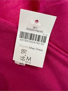 Coldwater Creek Fuchsia Sleeveless Dress